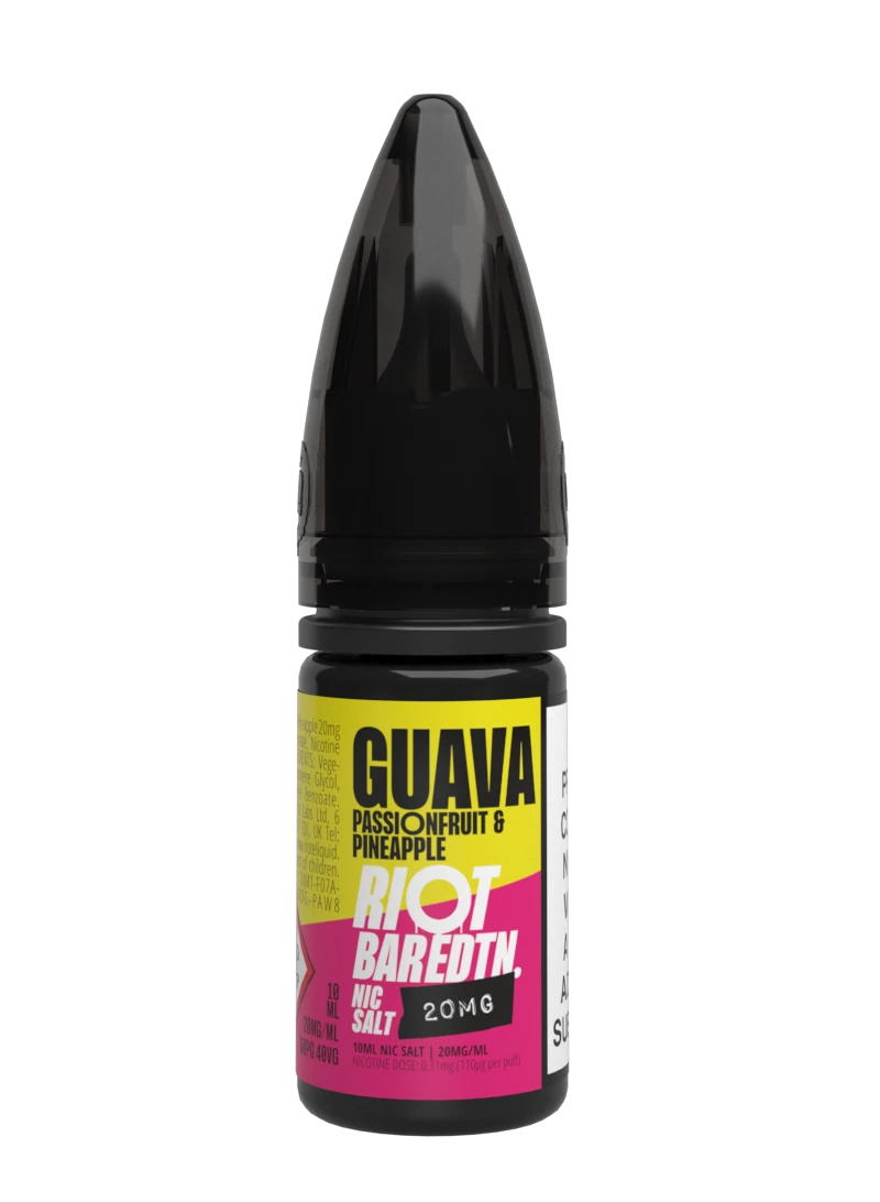 Riot Bar Edition Guava Passionfruit Pineapple Nic Salt E-Liquid (10ml)
