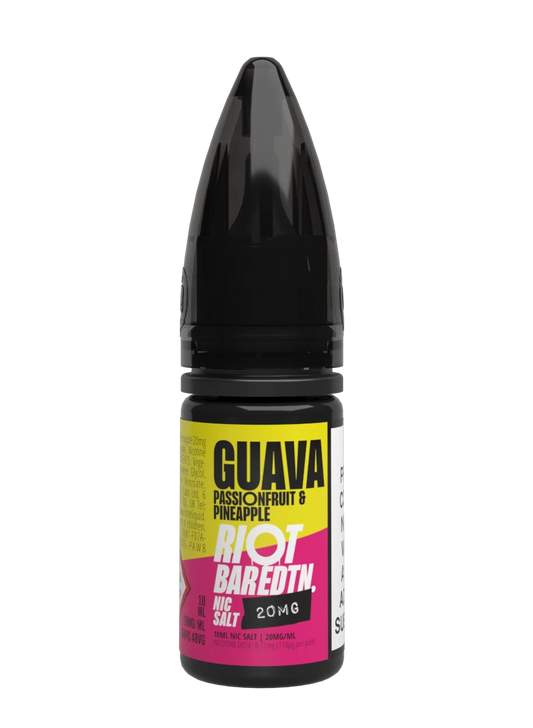 Riot Bar Edition Guava Passionfruit Pineapple Nic Salt E-Liquid (10ml)