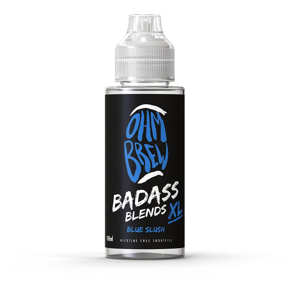 Blue Slush Shortfill E-Liquid by Ohm Brew Badass Blends XL 100ml NorwichVapes