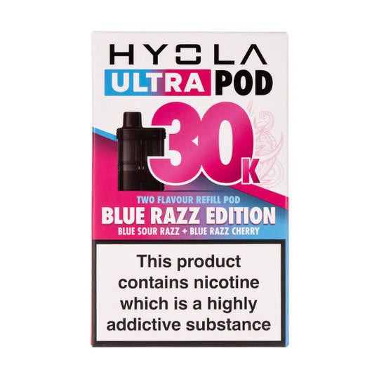 Blue Razz Edition Hyola Ultra 30K Refill Pack
