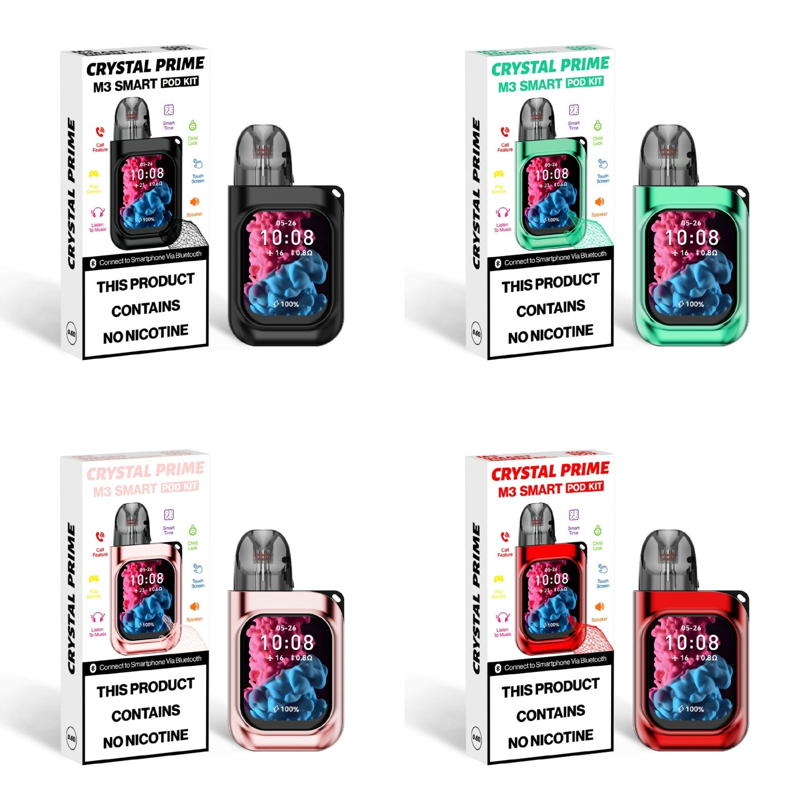 Crystal Prime M3 Smart Pod Kit – Norwich Vape