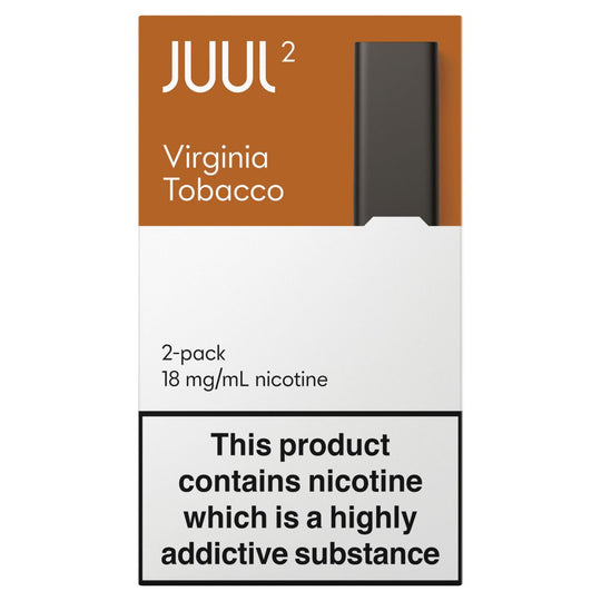 JUUL2 Virginia Tobacco Pods 2 Pack – 18mg Nicotine Salt Prefilled Pods
