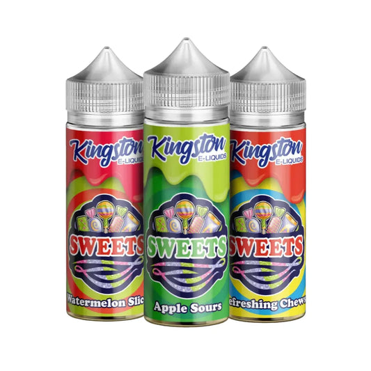 Kingston Sweets Shortfill E-liquid 100ml bottle front