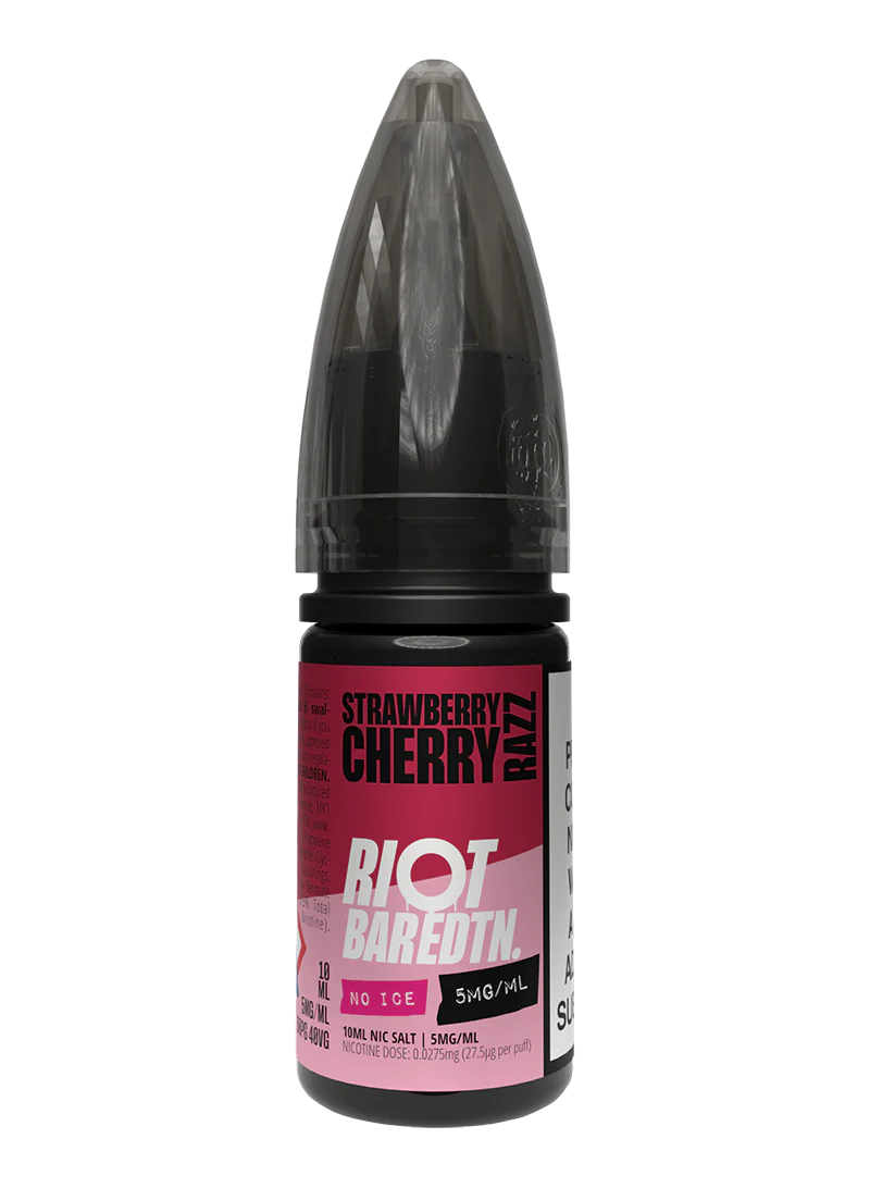 Riot Bar Edition Strawberry Cherry Razz Nic Salt E-Liquid (10ml)