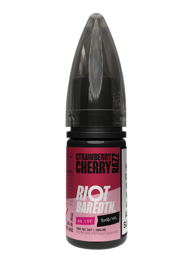 Riot Bar Edition Strawberry Cherry Razz Nic Salt E-Liquid (10ml)