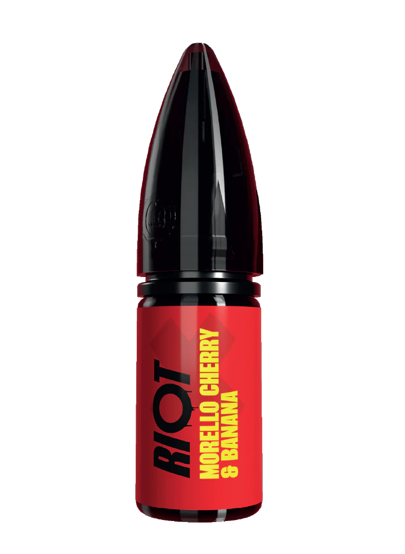 Riot X Morello Cherry & Banana Nic Salt E-Liquid (10ml)