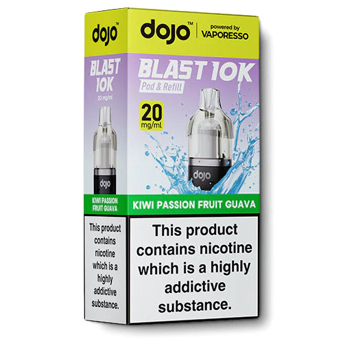 Kiwi Passion Fruit Guava Dojo Blast 10K Refill Pack