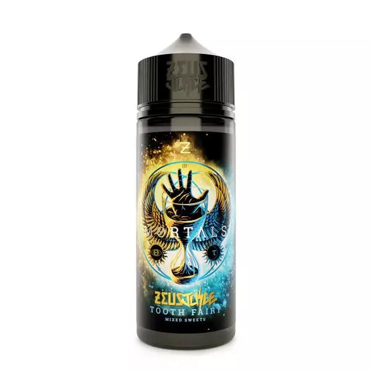 Tooth Fairy 100ml Shortfill By Zues Juice — TPD-compliant shortfill e-liquid bottle