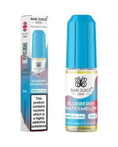 Blueberry Watermelon Nic Salt By Bar Juice 5000 — 10ml Bar Juice 5000 e-liquid bottle