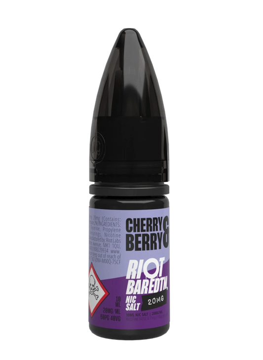 Riot Bar Edition Cherry Berry Nic Salt E-Liquid (10ml)