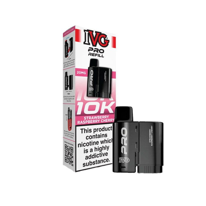Strawberry Raspberry Cherry IVG Pro 12 Refill Pack