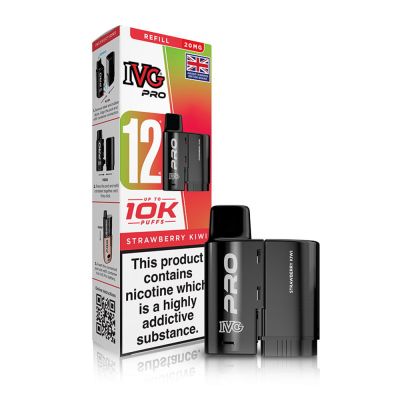 Strawberry Kiwi IVG Pro 12 Refill Pack