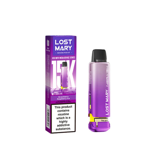 Strawberry Raspberry Ice Lost Mary NERA 15K Refill Pack