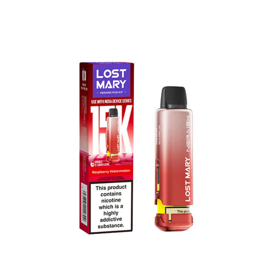 Raspberry Watermelon Lost Mary NERA 15K Refill Pack