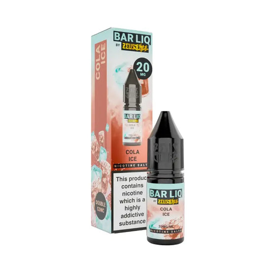 Cola Ice Nic Salt By Zues Juice — 10ml Bar Liq e-liquid bottle