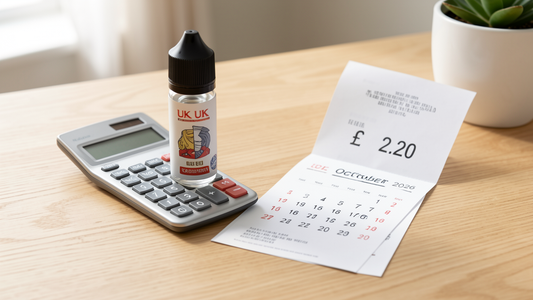 UK Vaping Products Duty 2026: What the New £2.20 per 10ml Tax Means for Vapers