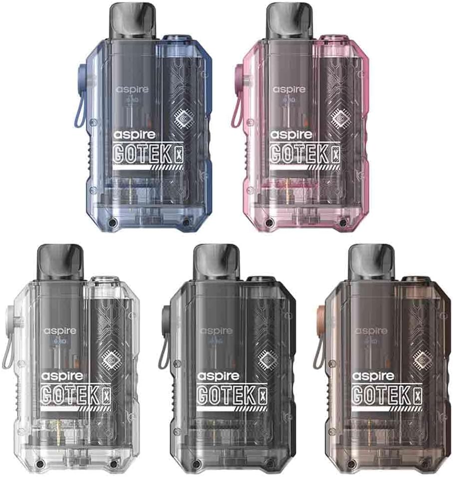 Aspire Gotek X Pod Kit Translucent Amber Available At Norwich Vape UK