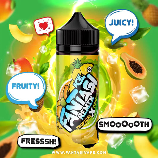 Fantasi Tropical X Thunder Ice 70/30 E-Liquid NorwichVapes