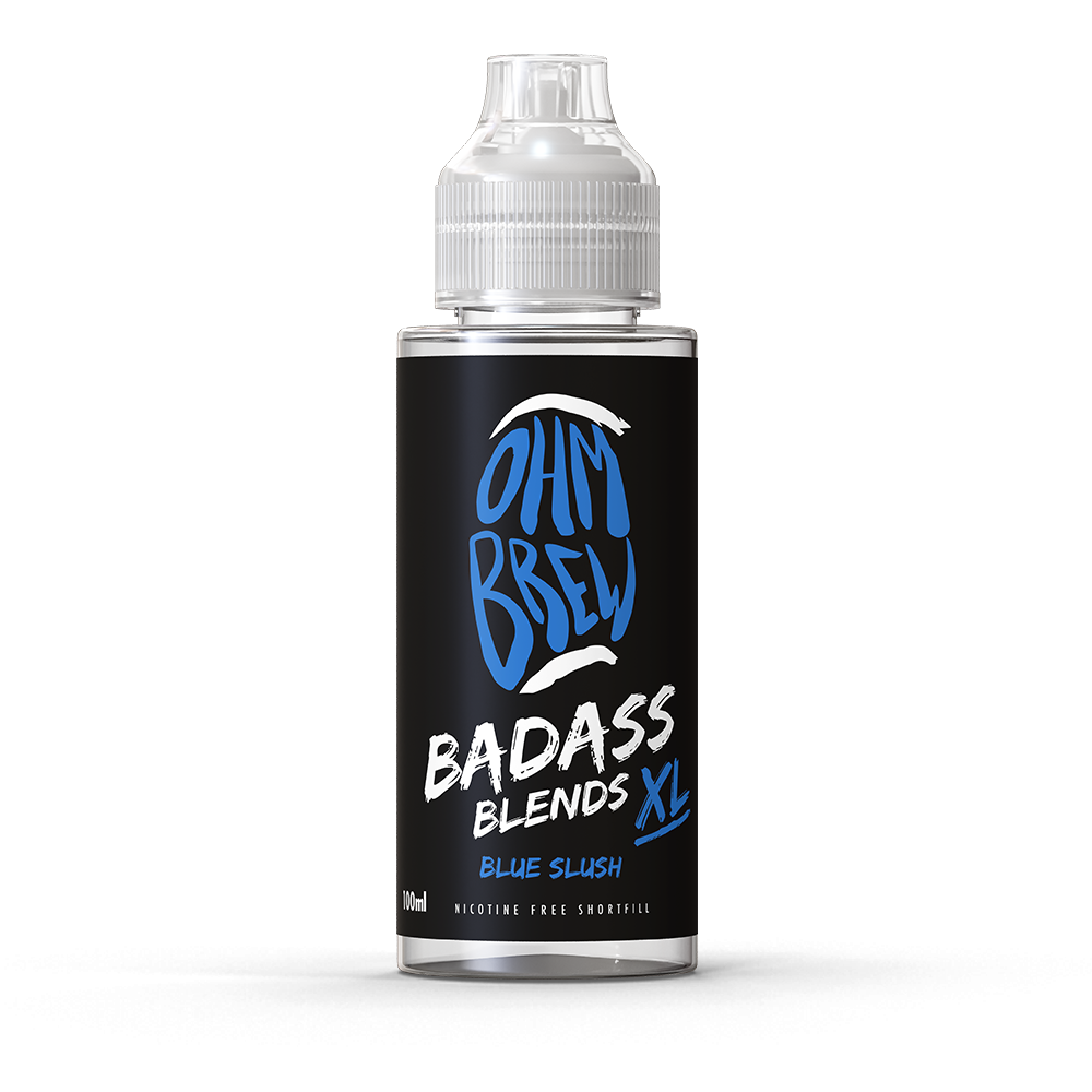 Blue Slush Shortfill E-Liquid by Ohm Brew Badass Blends XL 100ml