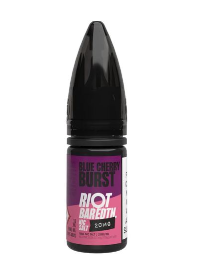 Riot Bar Edition Blue Cherry Burst Nic Salt E-Liquid (10ml)