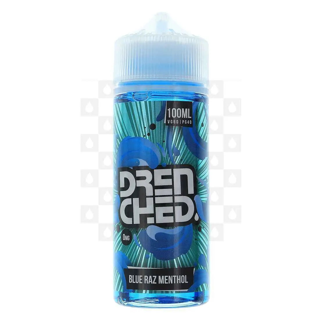 Blue Razz Menthol 100ml Shortfill E-Liquid by Drenched NorwichVapes