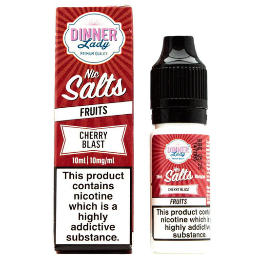 Dinner Lady Cherry Blast Nic Salt 10ml Vape Juice