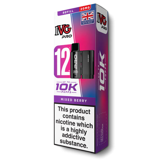 Mixed Berry IVG Pro 12 Refill Pack