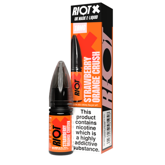 Riot X – Strawberry Orange Crush Nic Salt