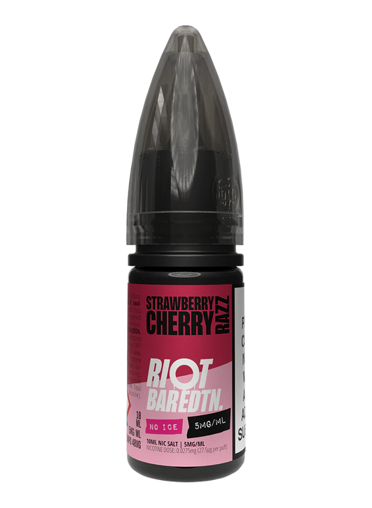 Riot Bar Edition Strawberry Cherry Razz Nic Salt E-Liquid (10ml)