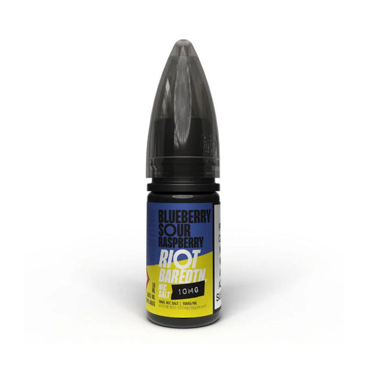 Riot Bar Edition Blueberry Sour Raspberry Nic Salt E-Liquid 10ml – Norwich Vape