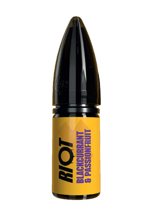 Riot X Blackcurrant Passionfruit Nic Salt E-Liquid (10ml)