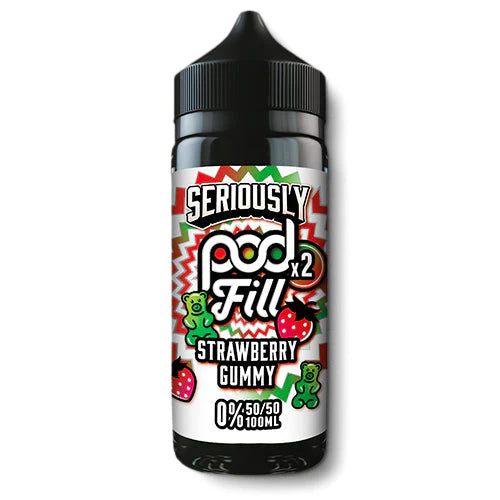 Seriously Pod Fill Strawberry Gummy 100ml Shortfill