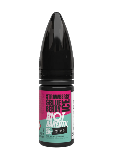 Riot Bar Edition Strawberry Blueberry Ice Nic Salt E-Liquid (10ml)