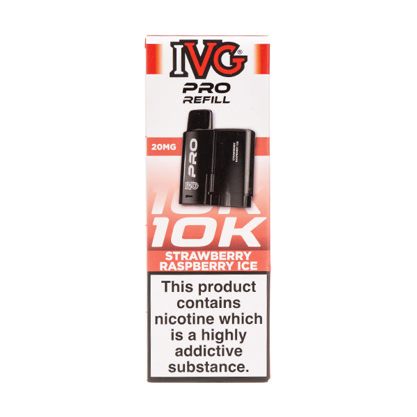 Strawberry Raspberry Ice IVG Pro 12 Refill Pack