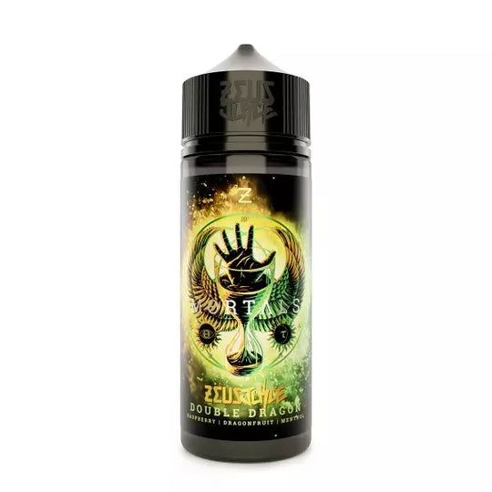 Double Dragon 100ml Shortfill By Zues Juice — TPD-compliant shortfill e-liquid bottle