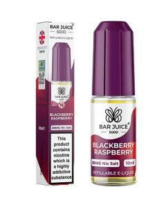 Blackberry Raspberry Nic Salt By Bar Juice 5000 — 10ml Bar Juice 5000 e-liquid bottle
