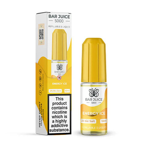 Energy Ice Nic Salt By Bar Juice 5000 — 10ml Bar Juice 5000 e-liquid bottle