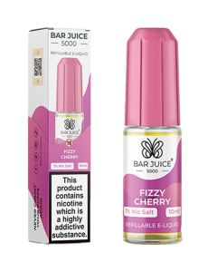 Fizzy Cherry Nic Salt By Bar Juice 5000 — 10ml Bar Juice 5000 e-liquid bottle