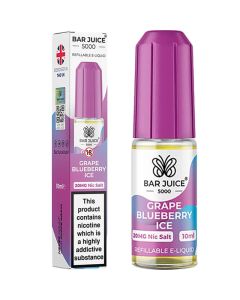 Grape Blueberry Ice Nic Salt By Bar Juice 5000 — 10ml Bar Juice 5000 e-liquid bottle