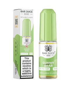 Gummy Bear Nic Salt By Bar Juice 5000 — 10ml Bar Juice 5000 e-liquid bottle