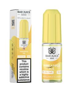 Pineapple Ice Nic Salt By Bar Juice 5000 — 10ml Bar Juice 5000 e-liquid bottle