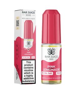 Pink Lemonade Nic Salt By Bar Juice 5000 — 10ml Bar Juice 5000 e-liquid bottle