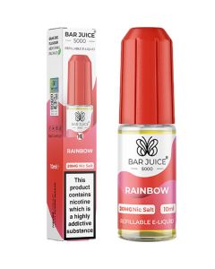 Rainbow Nic Salt By Bar Juice 5000 — 10ml Bar Juice 5000 e-liquid bottle