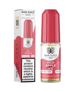Red Apple Ice Nic Salt By Bar Juice 5000 — 10ml Bar Juice 5000 e-liquid bottle