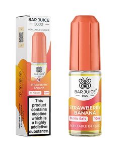 Strawberry Banana Nic Salt By Bar Juice 5000 — 10ml Bar Juice 5000 e-liquid bottle
