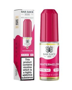 Watermelon Nic Salt By Bar Juice 5000 — 10ml Bar Juice 5000 e-liquid bottle