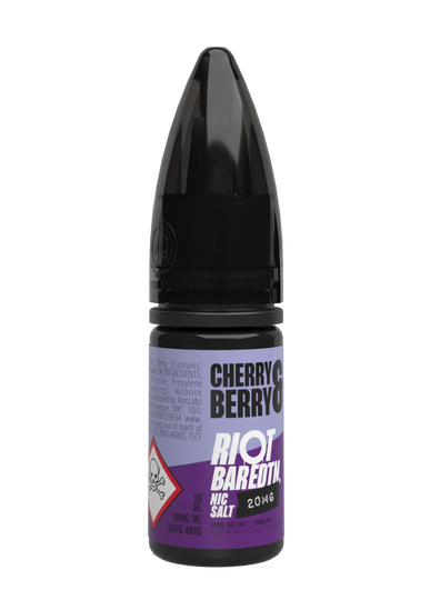 Riot Bar Edition Cherry Berry Nic Salt E-Liquid (10ml)