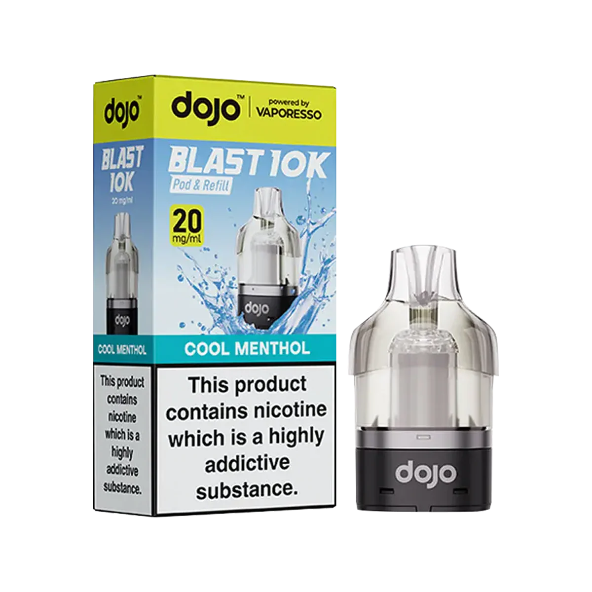 Cool Menthol Dojo Blast 10K Refill Pack