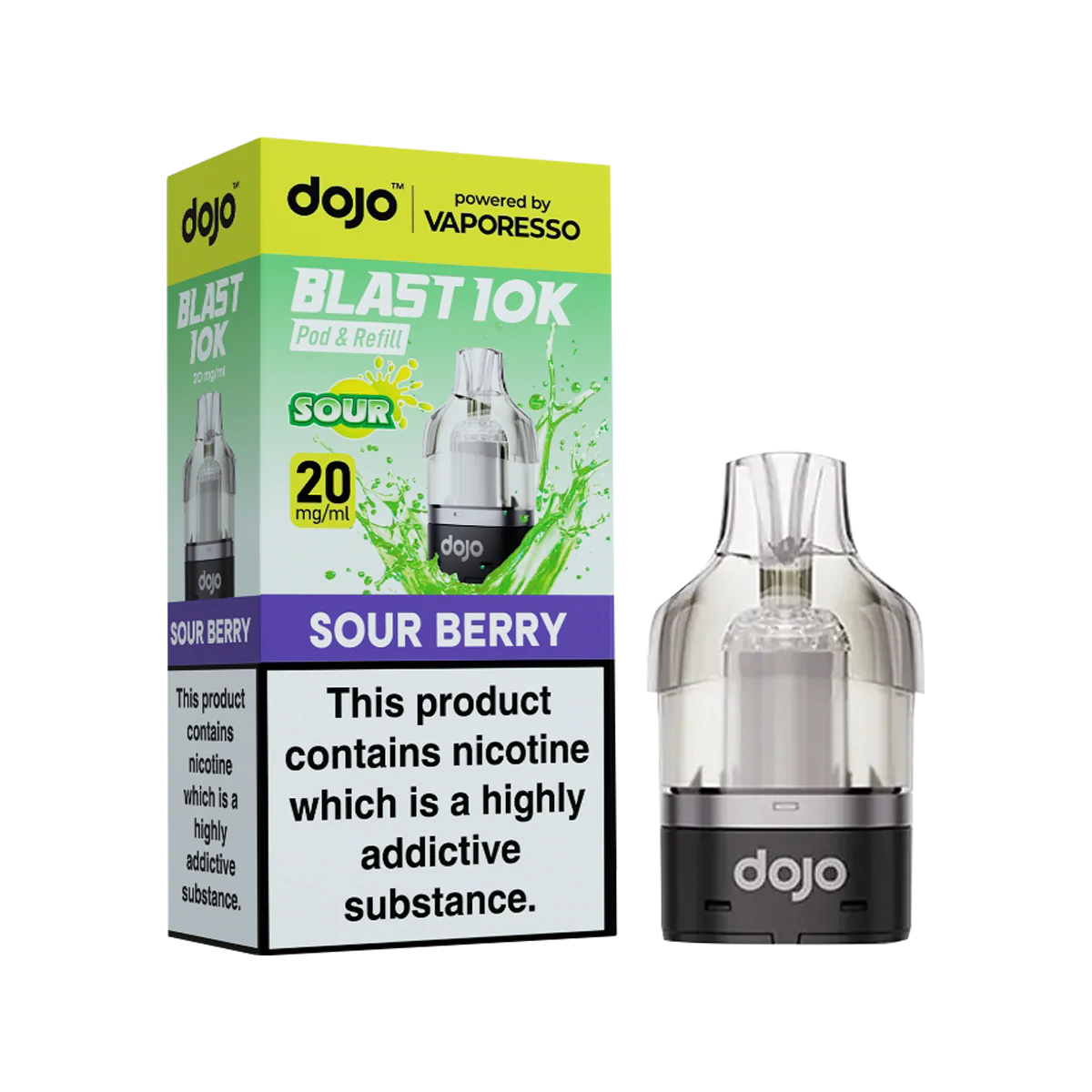 Sour Berry Dojo Blast 10K Refill Pack