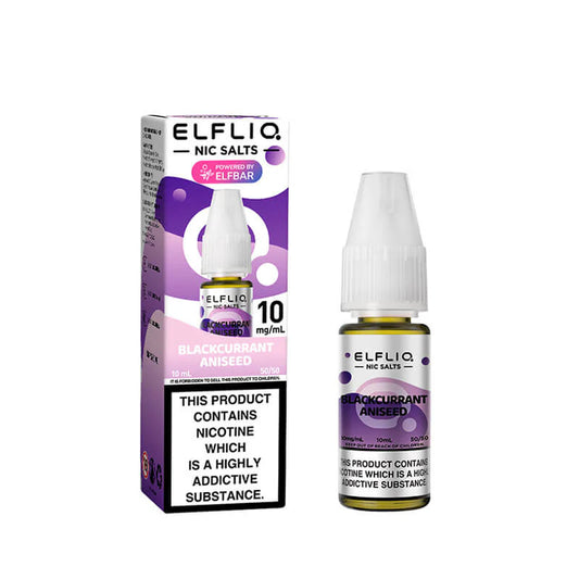 Blackcurrant Aniseed Nic Salt By ELFLIQ